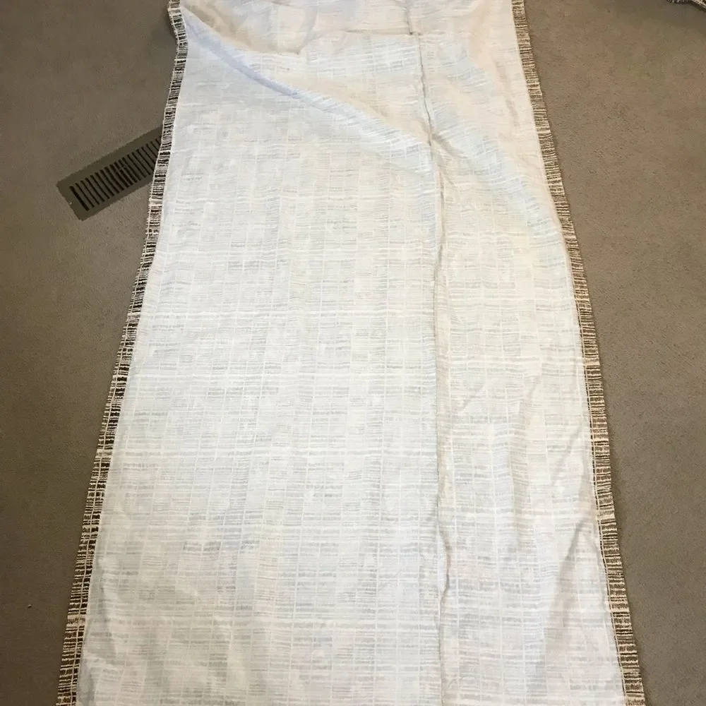 Mainstay white sheers